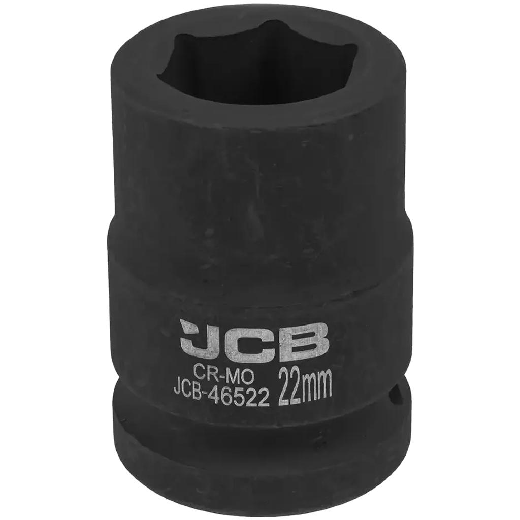 JCB Impact Socket 3/4" 22mm 6-Point Cr-Mo Socket Wrench