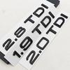 3D Car Letters Logo 1.9 TDI 2.0 TDI 2.8 TDI Badge Rear Trunk Sticker Decals Fit for S A3 A4 A5 A6 Q2 Q3 Q5 Auto Accessories