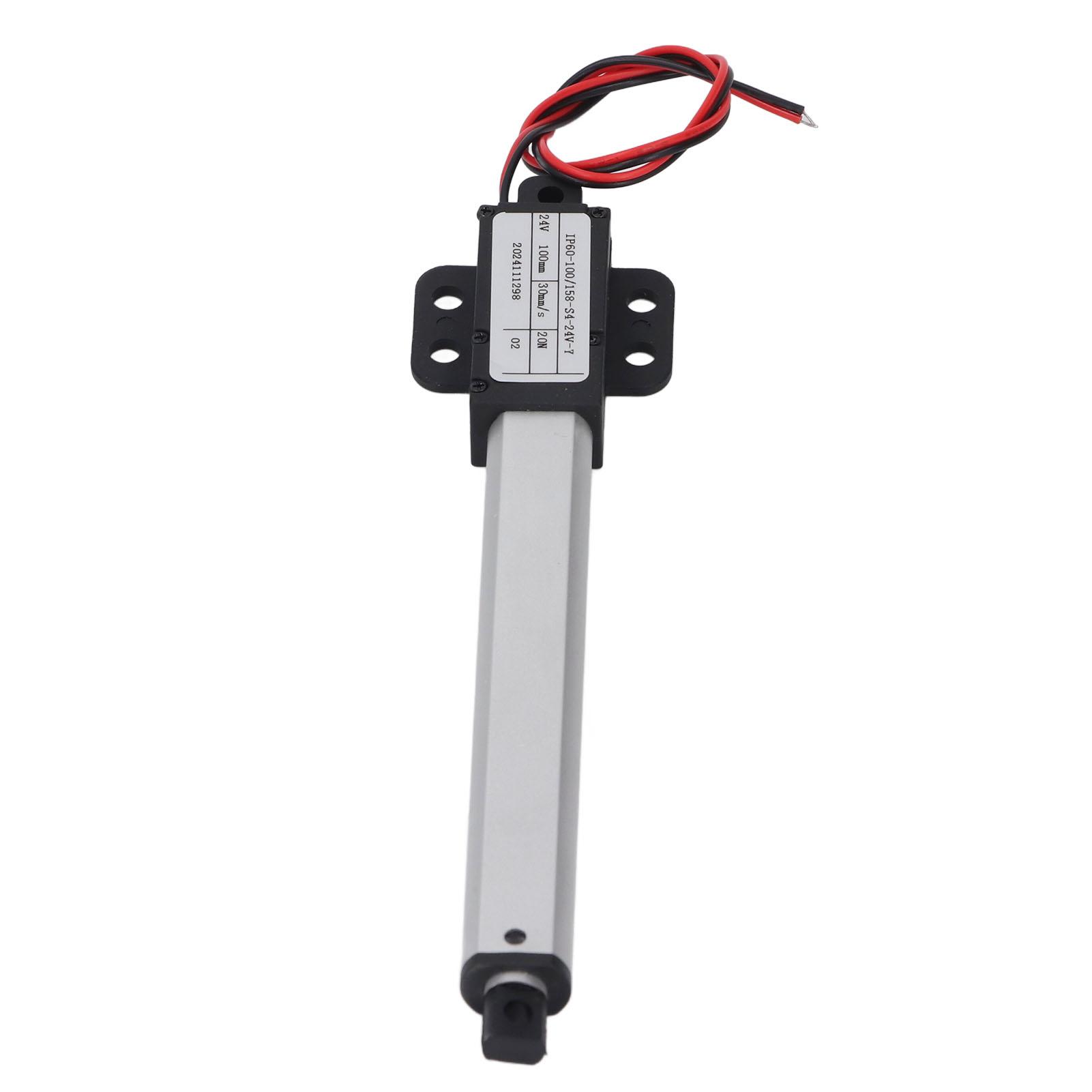 

Mini Motion Actuator 100mm Stroke 20N Thrust Automatic Telescopin AC 24V Electric Miniature Linear Actuator