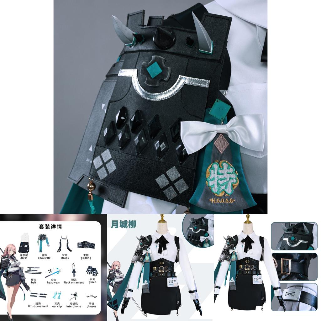 Cute Summer Cosplay Outfit For Character Featuring Polyester Fabric In Multiple Sizes