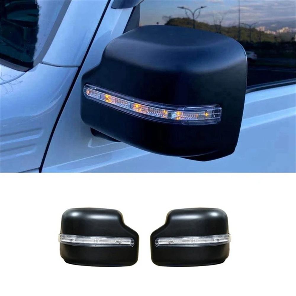 2 X Rear View Mirror Cover  for Suzuki Jimny JB64 JB74 2019-2023+LED Turn Lights