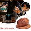 Alkohol Räuchergerät Whiskeyfass Cocktail Rauch Premium Holz Räucherfass Infuser Werkzeug Für Hausbar Cocktail Zubereitung Zubehör