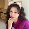 Realistic Gray Animal Ear Hairband Elastic Design For Role Play And Daily Wear Photo Props