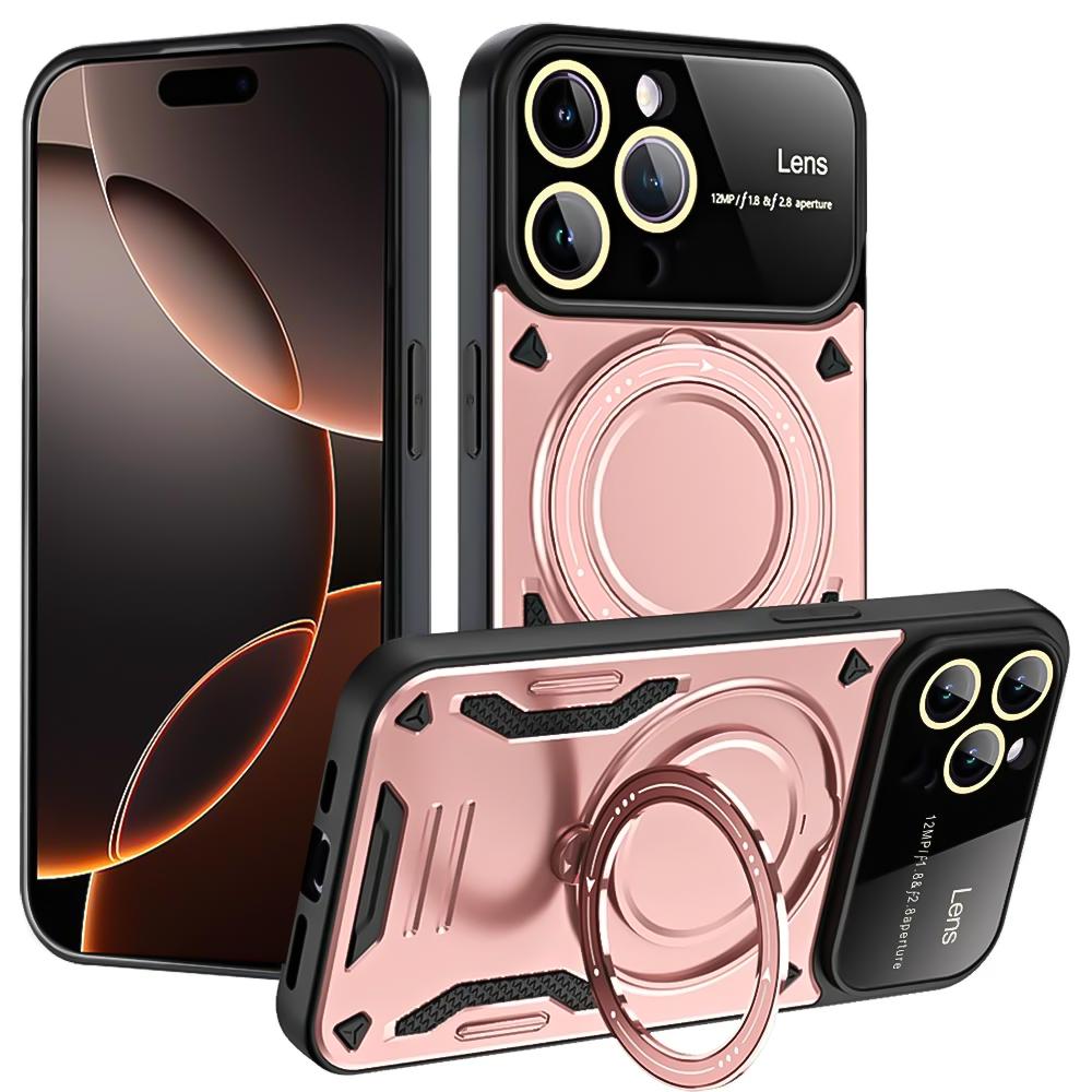 For iPhone 17 Pro Max Air Magnetic Ring Stand Cases For iPhone 16 13 12 11 Pro Max 15 14 Plus For Magsafe Shockproof Phone Cover
