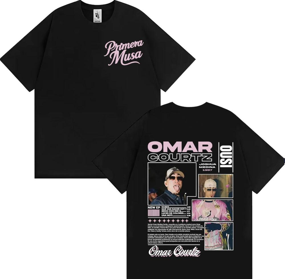 Omar Courtz Primera Musa Graphic T Shirt Men Women Clothing Hip Hop Fashion Tshirt Harajuku Casual Cotton Short Sleeve Tshirts