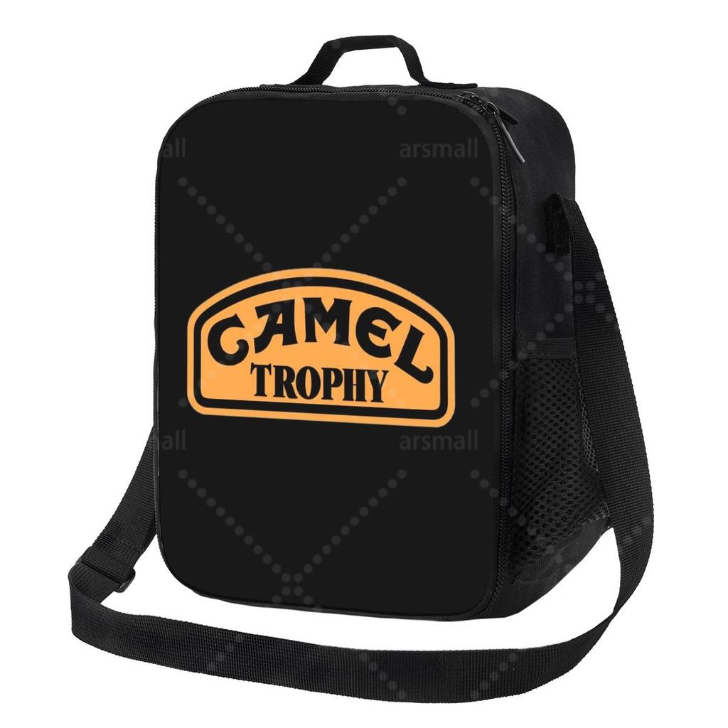 Camel Trophy Lunchtasche mit verstellbarem Schultergurt Wiederverwendbare Thermos-Bento-Tasche für Arbeit Picknick Strand