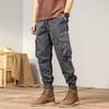 New men's overalls casual loose retro trousers trendy pants men's sports men's trousers advanced sense