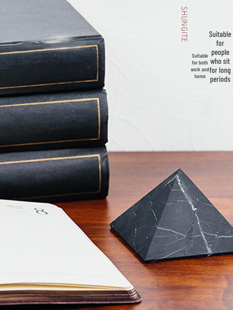 Shungite Pyramid: EMF Reducing Ornament