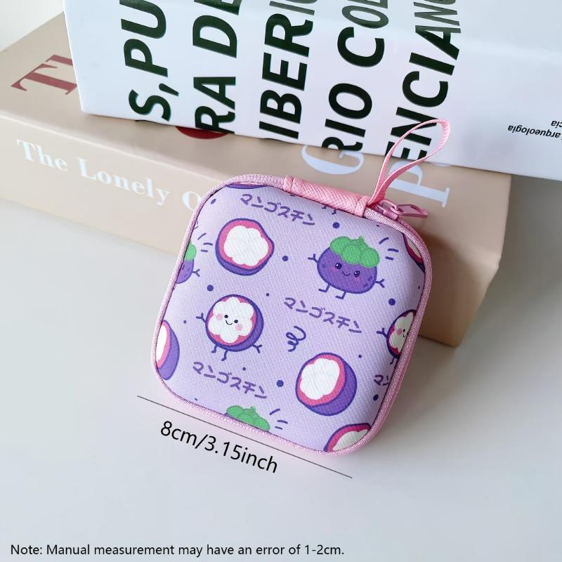 Fruit printed handheld storage bag