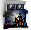 3D Digital Printing Halloween Bedding Pattern Four-Piece Set Three-Piece Set Sticker