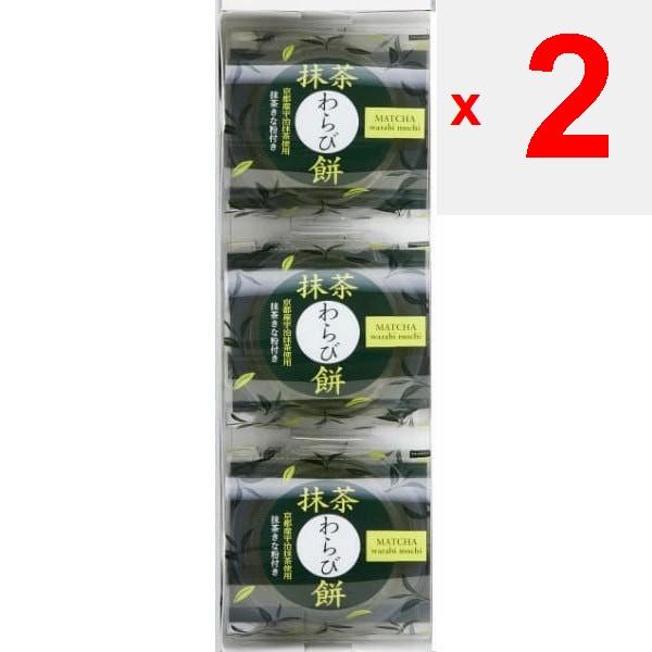 Nakajima Daishodo Matcha grüner Pulvertee Erdbeerbutter Mochi (Nr. 3) 3 Stück. Wagashi