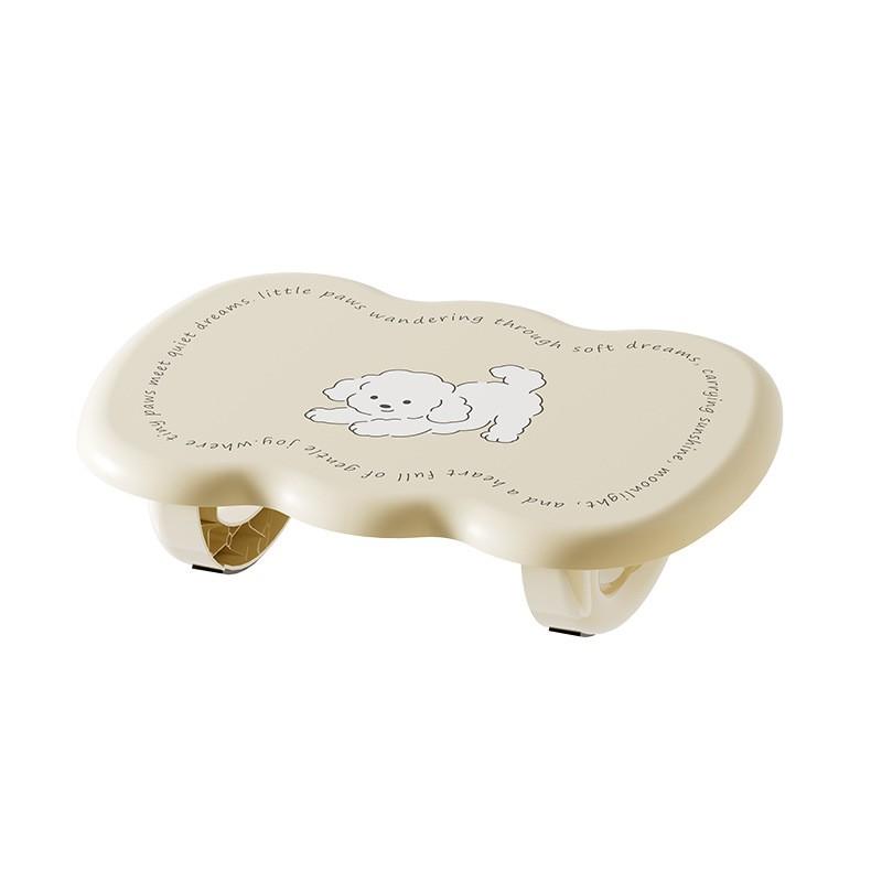 Ergonomic Rocking Footrest Office Under Desk Use Anti-Slip Adjustable Foot Stool Adults Kids PP Plastic Non-Folding