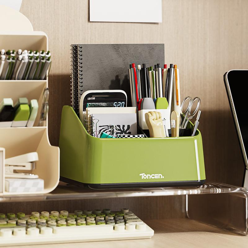 Desktop Storage Box Student Sundries Storage Box Tv Remote Control Phone Mini Abs Stationery Organizer Case Office El Storage