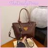 Style Street Retro Golden Label Decoration Women Single Shoulder Bag Bucket