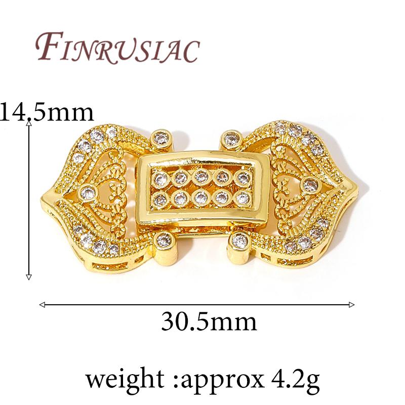 

Застежки из настоящего 18-каратного золота для ювелирных изделий, Застежки для браслетов и ожерелий, Аксессуары для изготовления DIY, Крепежные элементы для браслетов 1 piece