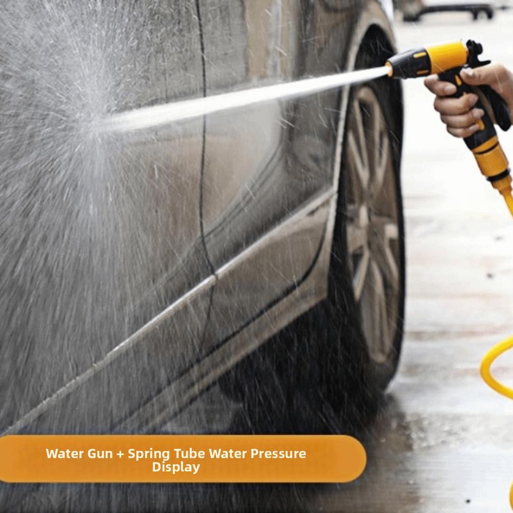 10-20 Meter Car Washing Tool Set High-pressure Nozzle Durable Car Wash Hose Nozzle Retractable Water Hose Wear-resistant