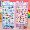 Cute Animal 3D Stickers Kawaii Cartoon Cat Bear Rabbit Sticker DIY Water Bottle Diary Phone Funny Decals Decor