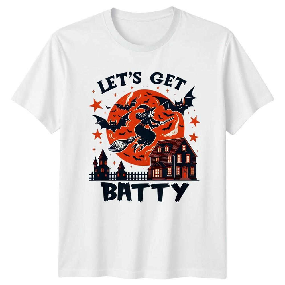 Lets Get Batty TShirt Witchcraft Halloween Halloween Gift For Him And Her S