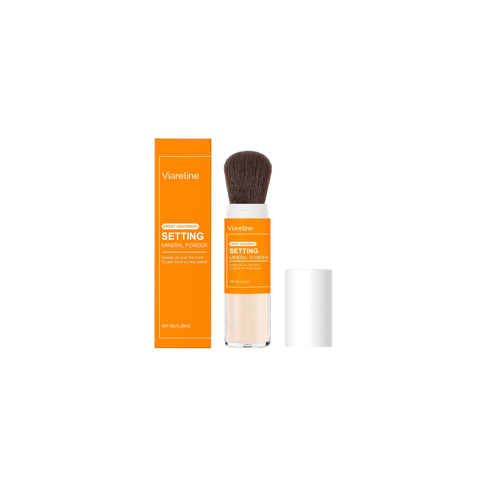 VIARELINE Matte Loose Setting Powder: Lightweight, Soft-Focus, Pore-Minimizing, Translucent Base Makeup with Soft Mist Finish.