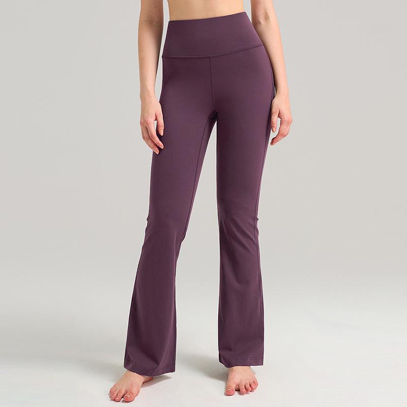 

Расклешенные брюки для йоги с высокой талией: Женские брюки для фитнеса и танцев, подтягивающие бедра и живот Free Size