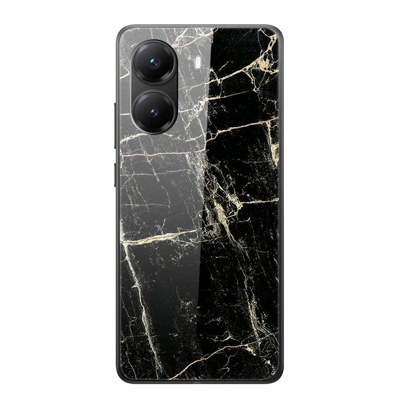 Glass Case for Poco X7 pro Luxury Phone Back Capa Lovely Case for PocoX7pro X 7 pro Hard Tempered Shield Animals Cartoon Cover