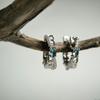 Silver Earrings with London Blue Topaz 0.638ct (2188704)
