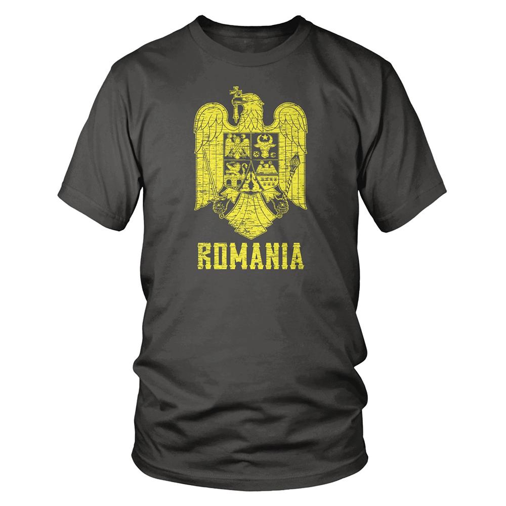 RoUnisexia Eagle Coat Of Arms Tshirt RoUnisexian Flag Graphic T Shirt For Unisex Clothing Fashion Streetwear Unisexs Quick Dry Tshirt Tee