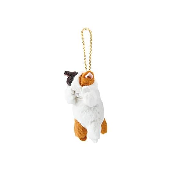 LIV HEART Ribuhaato Mascot Kubinekko Mikeneko (total length approx. 10cm) Cat Keychain 17036-11