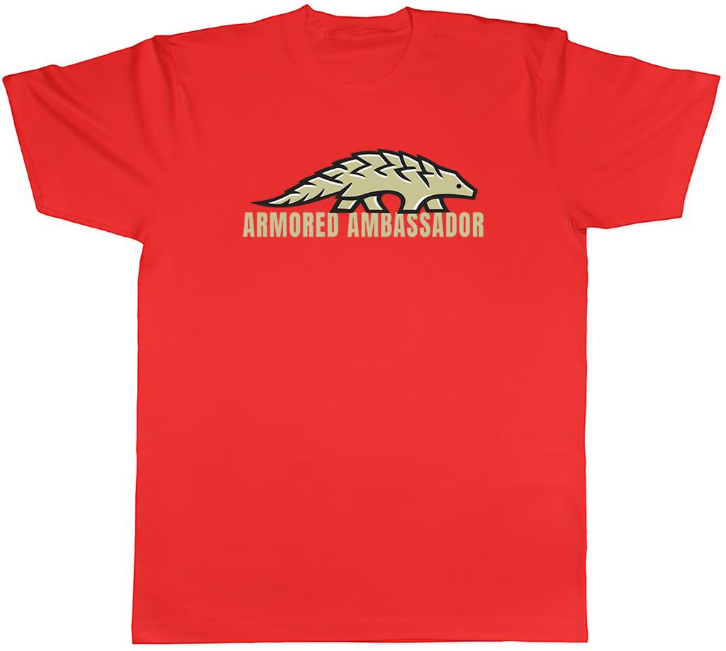 Pangolin Unisexs TShirt Armored Ambassador Tee Gift