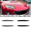 Car Front Headlight Eyebrows for MAZADA MX-5 NC Miata 2009-2015 Head Lamp Eyelids Trim Stickers Auto Body Kits Car Accessories
