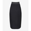 2ND SKIN Air Knit YArn Semi A Line Long Skirt Afwss2200
