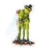 Figurine - Frogs and the Newlyweds