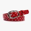 Zierliche Schnalle Polka Dot Gürtel Dünnes Design Zierlicher Taillengürtel Ästhetischer Dünner Damen Gürtel Jeans Hosen