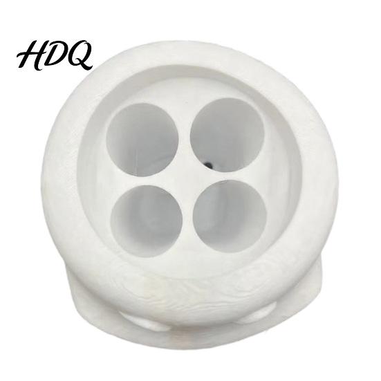 Simple Toothbrush Stand 3D Printed Holder Artistic Tooth Model Stable Base Holder Decorative Smiling Stand Desktop Display for Bathroom Accessories