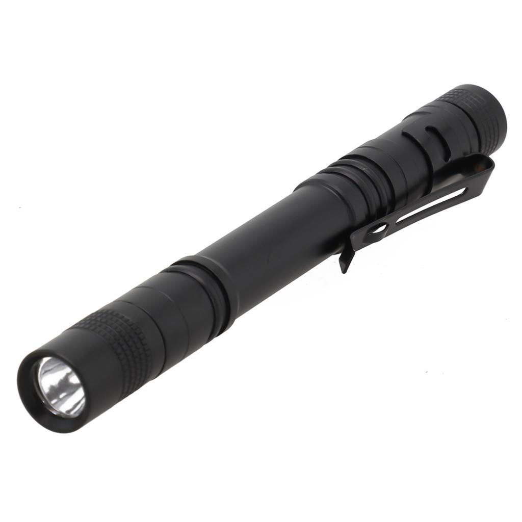8000LM Mini LED Flashlight Portable Penlight Torch With Clip for Outdoor Camping Hiking Fishing Night Riding Rescue Work Light