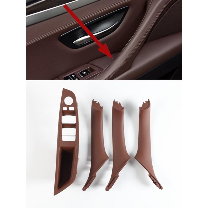 F10 F11 Interior Front Door Armrest Panel Trim Pull Handle Set Replacement For BMW 5 Series F10 F11 520i 523i 525i 528i 535i