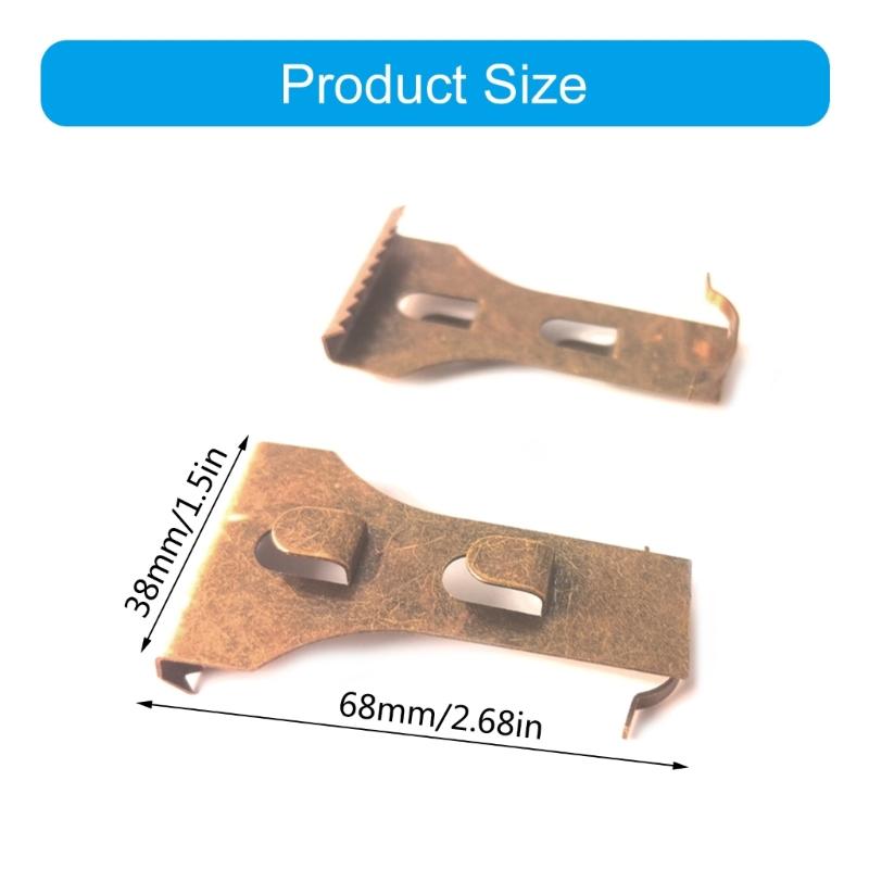 Versatile Brick Hangers for Outdoor Decorations Secure Hold Without Drilling Fits Standard Brick Set of 12 Pack