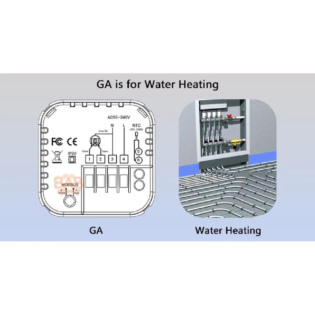 WiFi Smart Thermostat Temperature Control for Electric Floor Heating Water/Gas Boiler Temperature Tuya Google Home Alexa Yandex