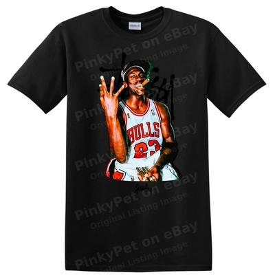 Basketball-Legende T-Shirt Feiere Michael Meisterschaft 23 mit Retro-T-Shirt