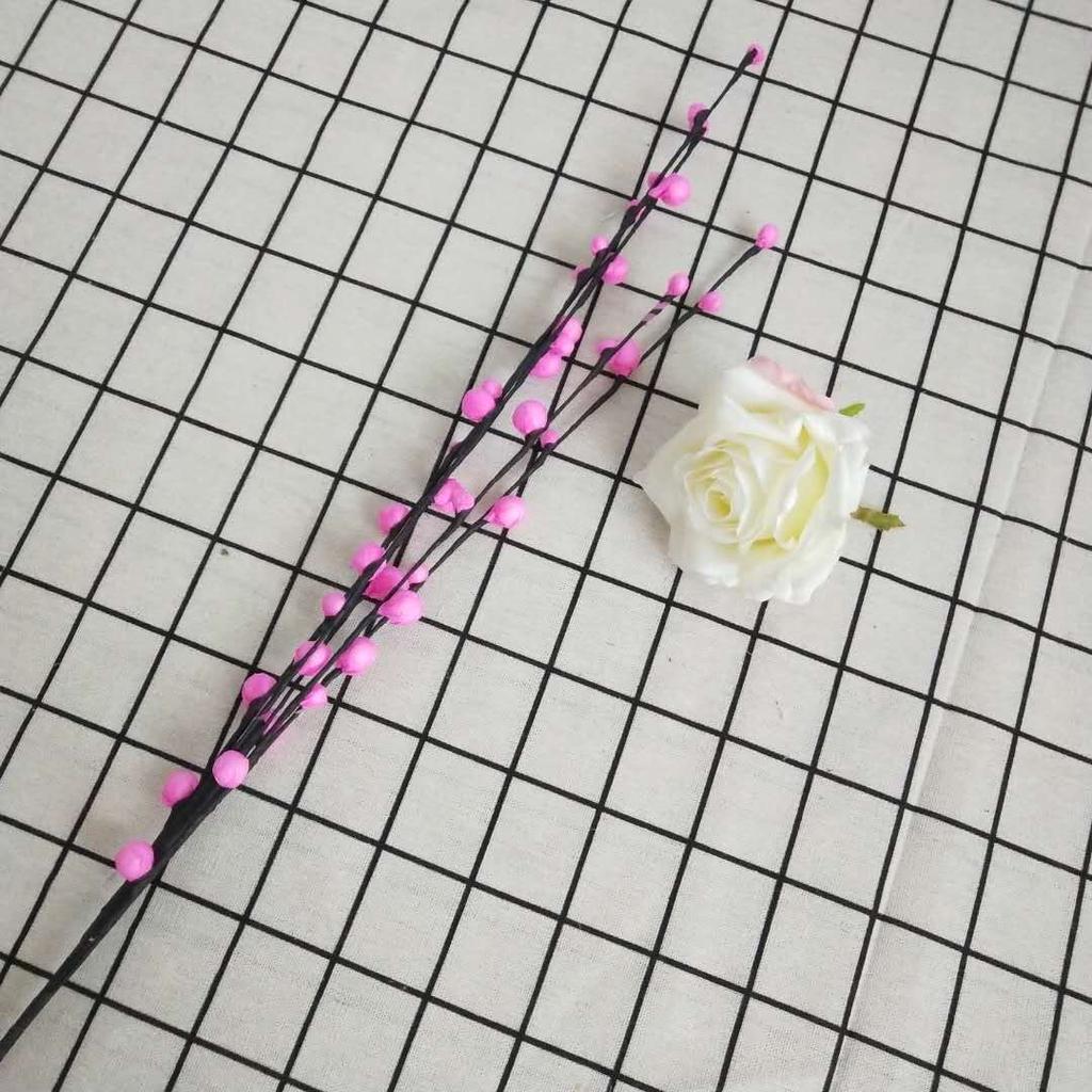 Doğrudan Satış Yeşil Bitkiler Üst Düzey Simülasyon Gümüş Söğüt Yapay Çiçek Simülasyon Çiçek Dalı Erik Tomurcuğu Modern Ev Dekorasyonu