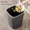 Large Capacity Lidless Trash Can for Home & Office - Suitable for Bathroom, Kitchen, Living Room