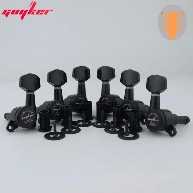 1 Set Guyker Black Locking Guitar