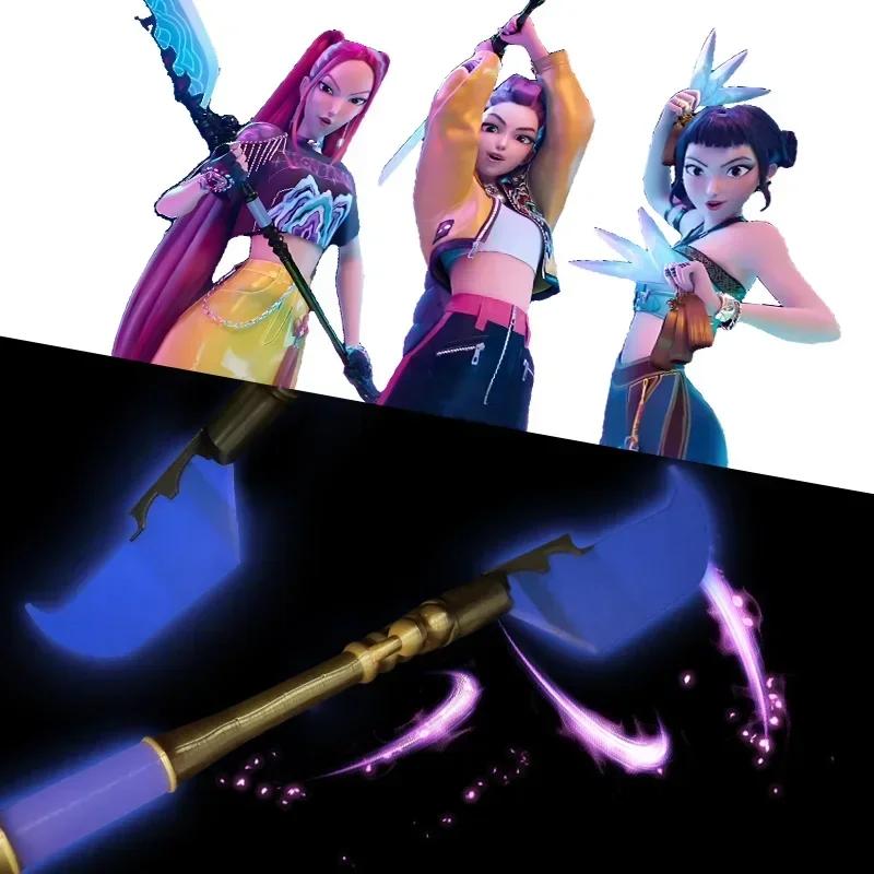 Demon Rumi Long Sword Hunters 3D printed Weapons Party Glow in the Dark Party Supplies Zoey Costume Accessories