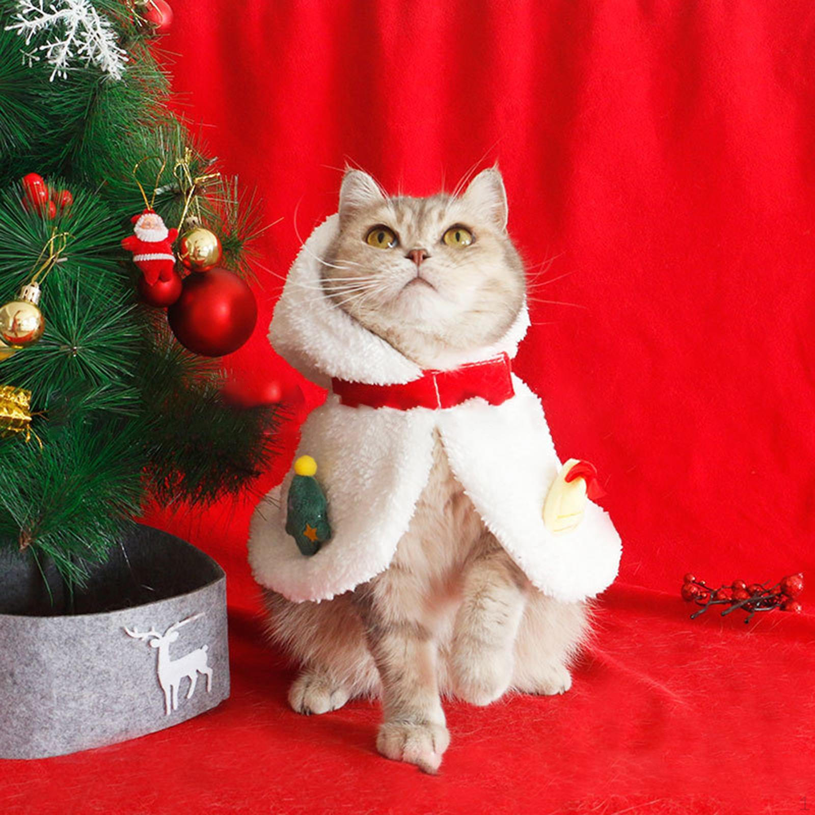 

Костюм кошки Плащ Рождественская накидка Удобные костюмы для косплея Реквизит для фотографий Домашнее животное Собака L