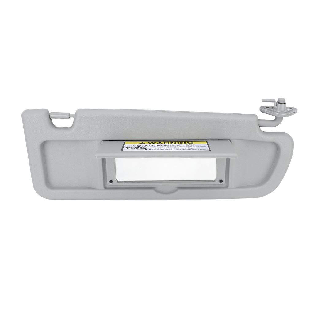 Sun Visor Grey Anti Glare Clear Mirror Sun Shielding Visor with Sun Visor Clip for Civic 2006 To 2011 Right Passenger