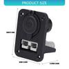 Flexible Installation 50A Suitable Adapter to Cigarettes Lighter & USB Socket ABS for Easy Setups in VehiclE