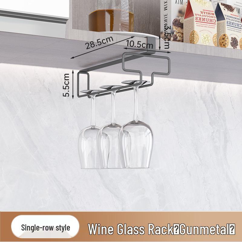 Multifunctional Under-Cabinet Storage Rack with Hooks for Pot Lids and Cutting Boards