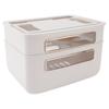Router Storage Box 2 Layer Dust Proof Multifunctional with Lid Cable Management Router Box for