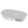 Food-Grade Plastic Microwave Egg Cookers, 10-Piece Set with Separate Compartments, Molded Form and Hinged Covers