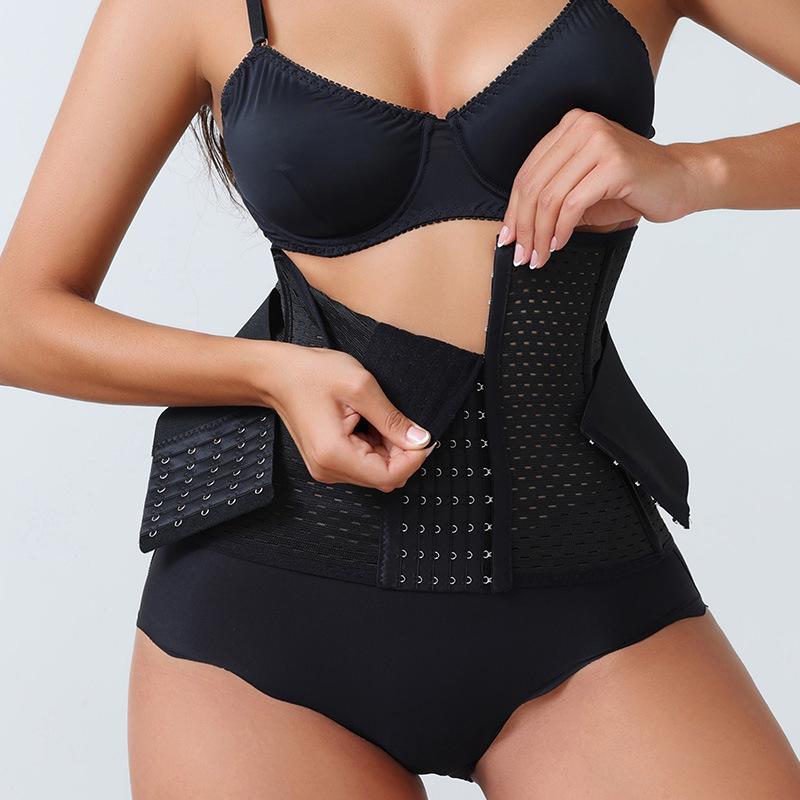Women's Postpartum Waist Cincher: Breathable, Strong Shaping, Six Row Buckle Belt for Abdomen Support